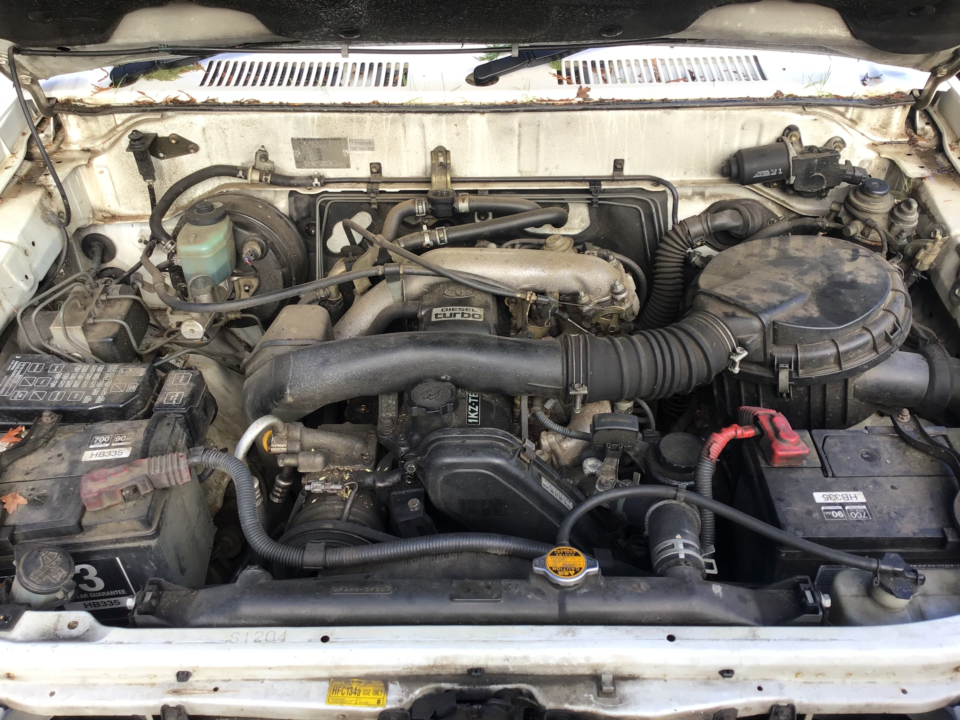 TOYOTA LANDCRUISER COLORADO 3.0 DIESEL ENGINE CODE 1KZ-TE 123603 MILES 1996-2002