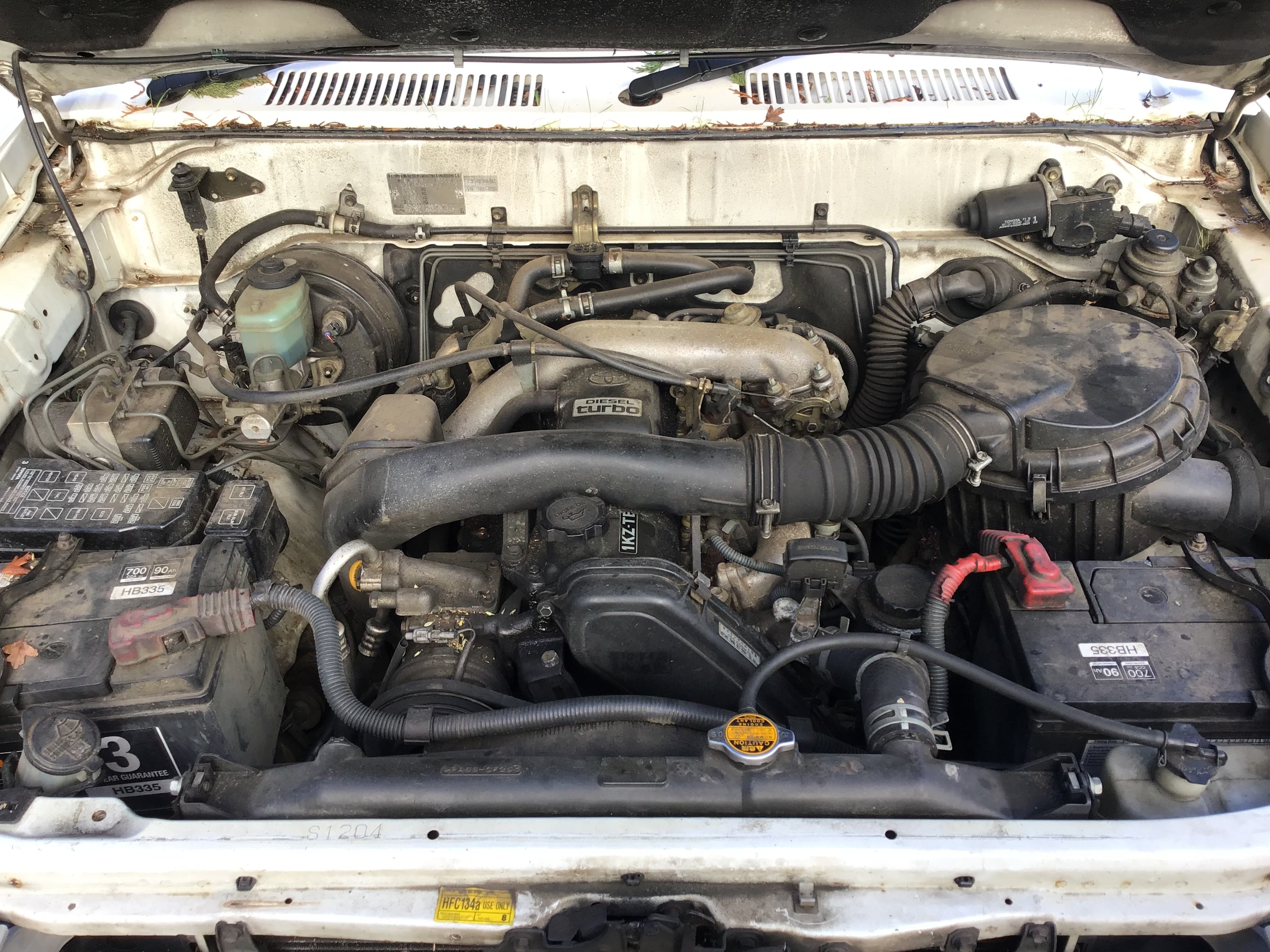 TOYOTA LANDCRUISER COLORADO 3.0 DIESEL ENGINE CODE 1KZ-TE 123603 MILES 1996-2002