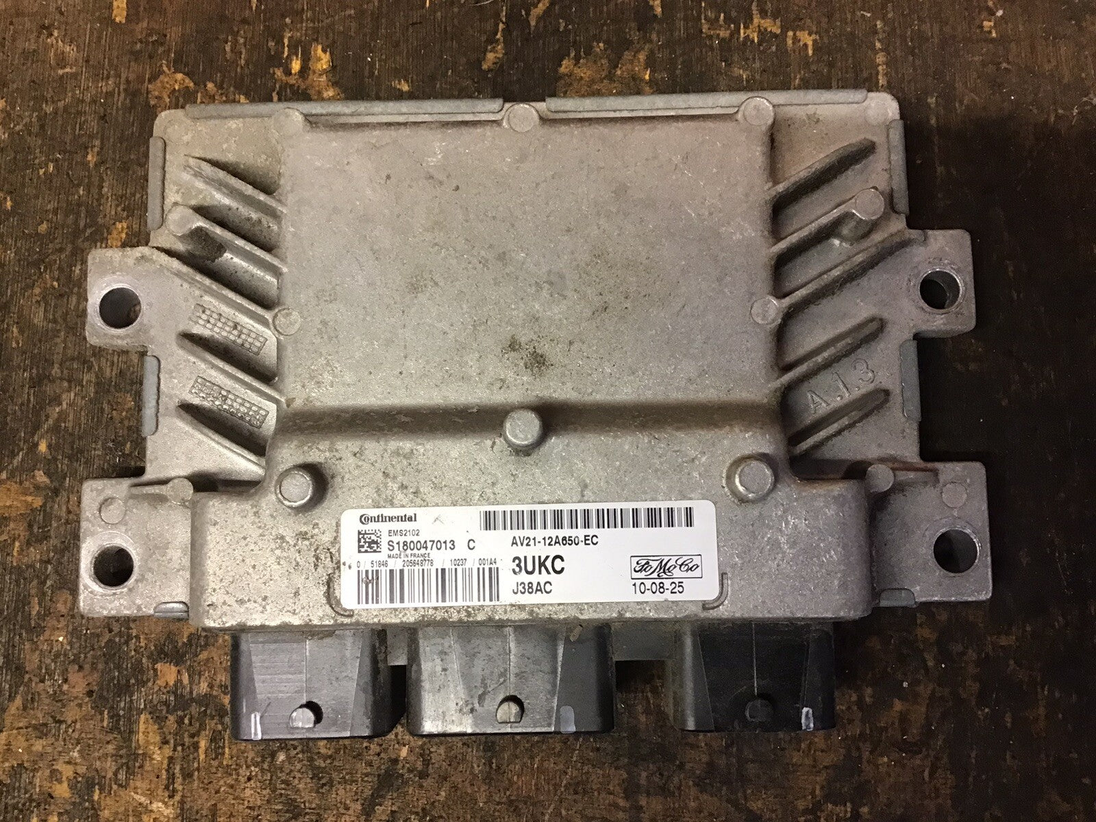 FORD FIESTA MK7 1.4 PETROL ENGINE ECU AV21-12A650-EC 3UKC 2008-2012