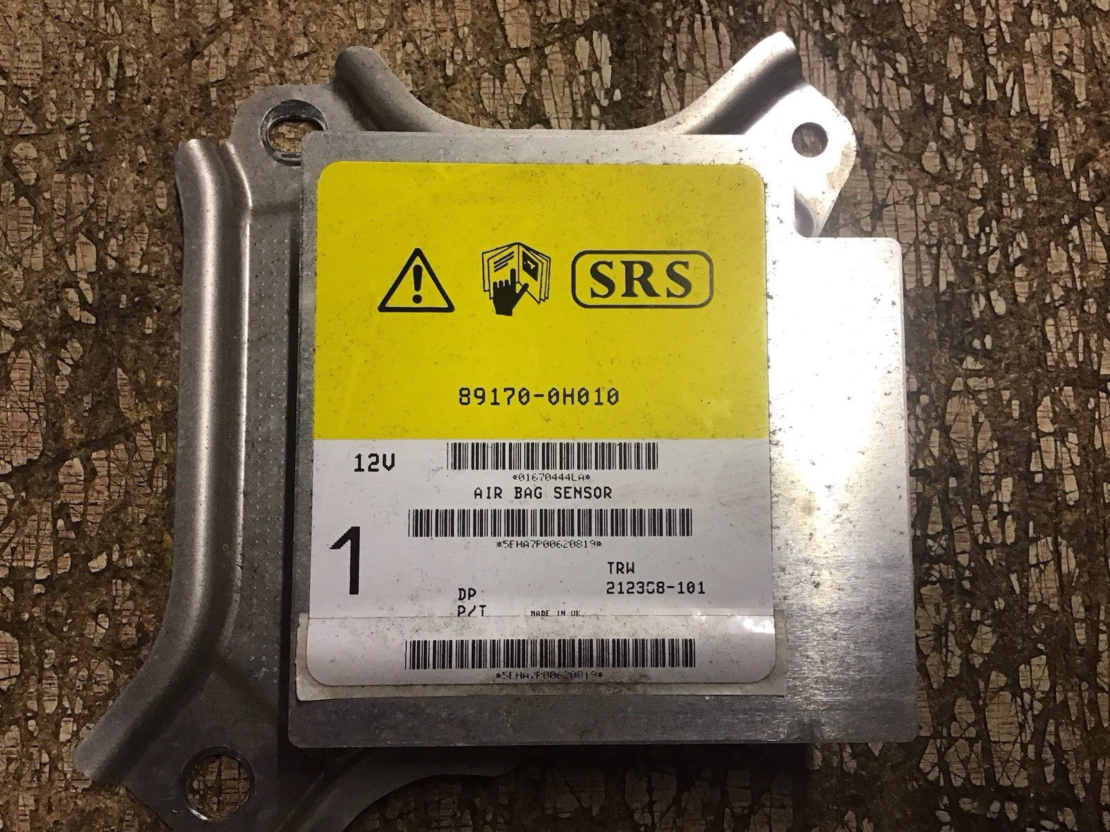 TOYOTA AYGO MK1 PEUGEOT 107 AIR BAG MODULE SENSOR ECU 89170-0H010 2005-2014