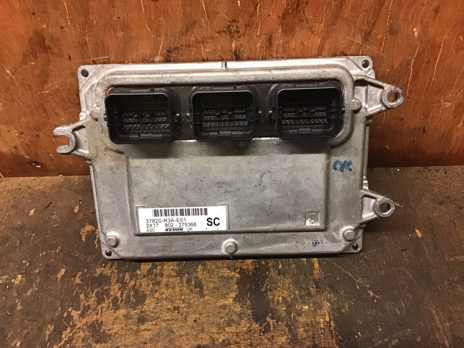 HONDA CIVIC MK9 1.8 PETROL ENGINE CONTROL UNIT ECU 37820-R3A-E51 2012-2017