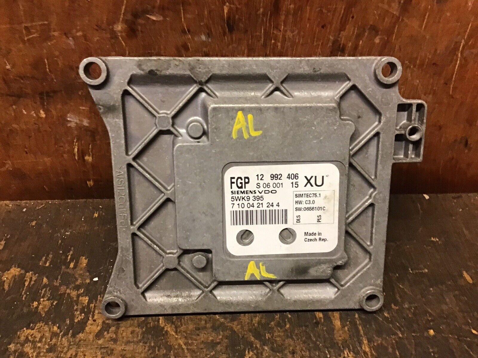 VAUXHALL ASTRA H 1.8 PETROL AUTOMATIC ECU 12992406 Z18XER 2005-2009