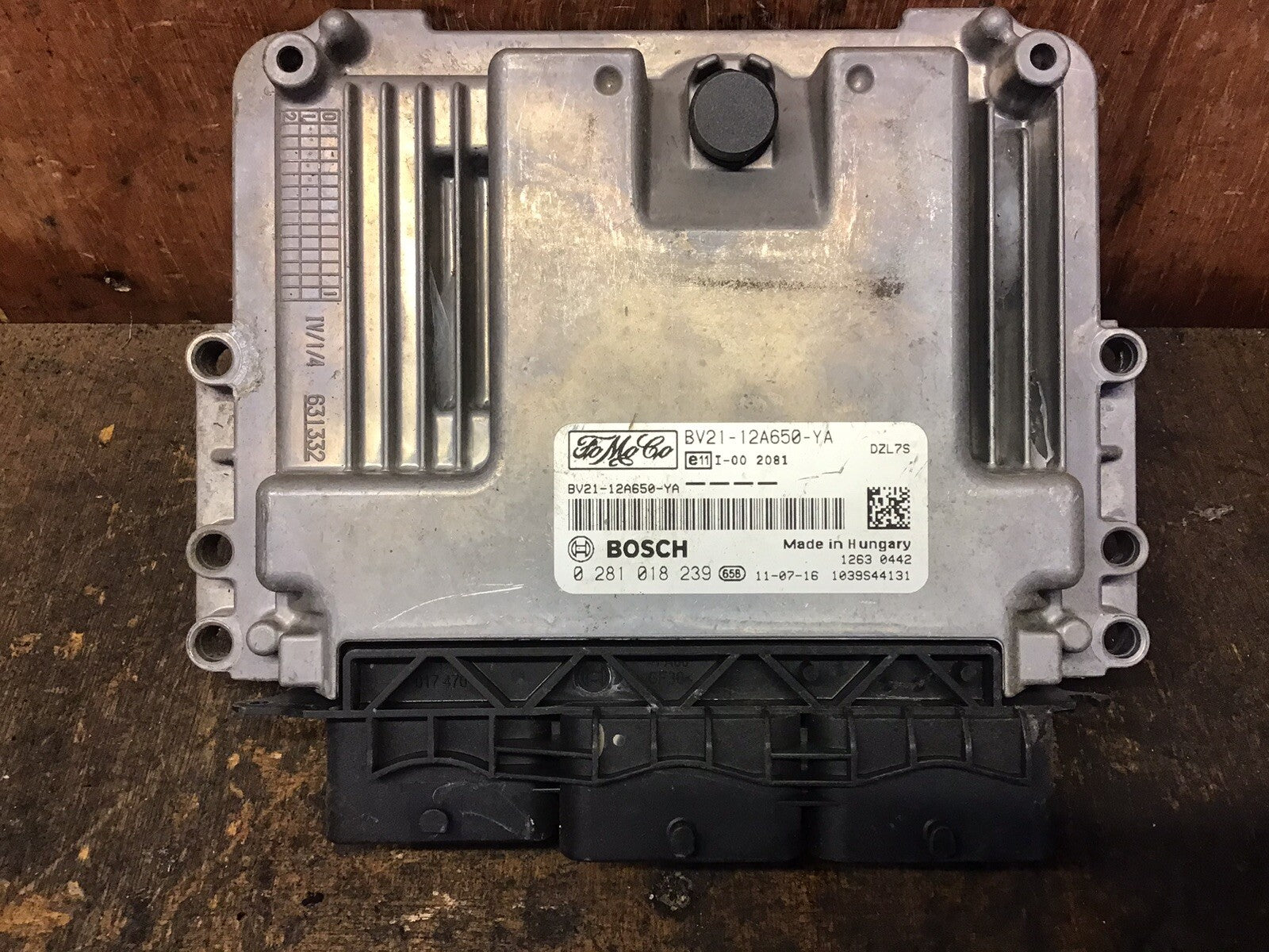 FORD FIESTA MK7 1.4 DIESEL ENGINE ECU BV21-12A650-YA F6JD/KVJA 2008-2012