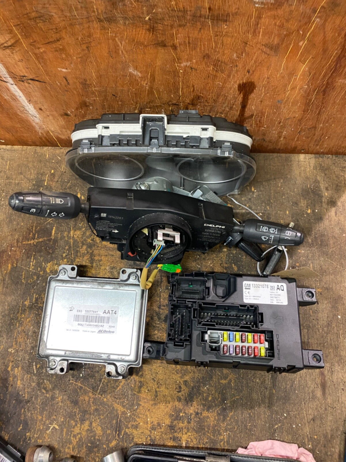 VAUXHALL CORSA D 1.4 PETROL ECU KIT 55577841 AAT4 A14XER 2010-2014