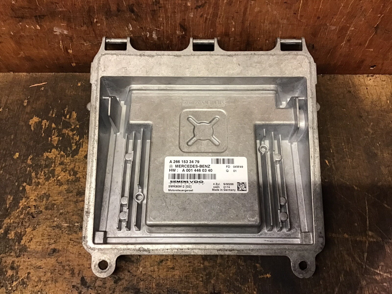 MERCEDES A CLASS W169 1.5 PETROL ENGINE CONTROL UNIT ECU A2661533479 2005-2012