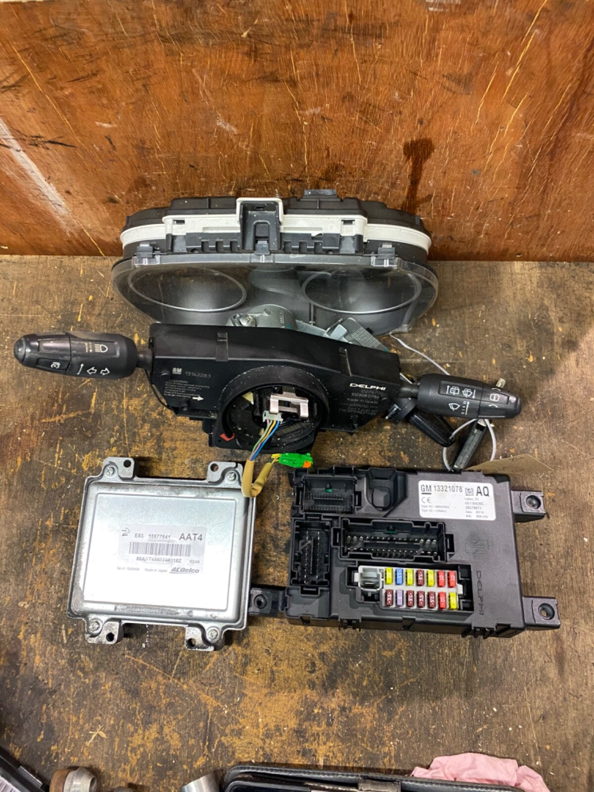 VAUXHALL CORSA D 1.4 PETROL ECU KIT 55577841 AAT4 A14XER 2010-2014