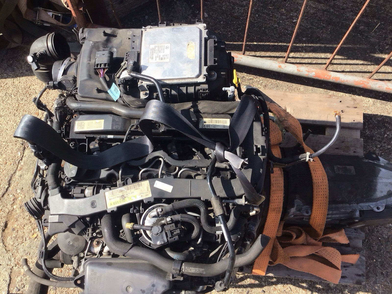 MERCEDES E CLASS W212 DIESEL ENGINE OM651.924 GEARBOX COMPLETE SPARES REPAIRES