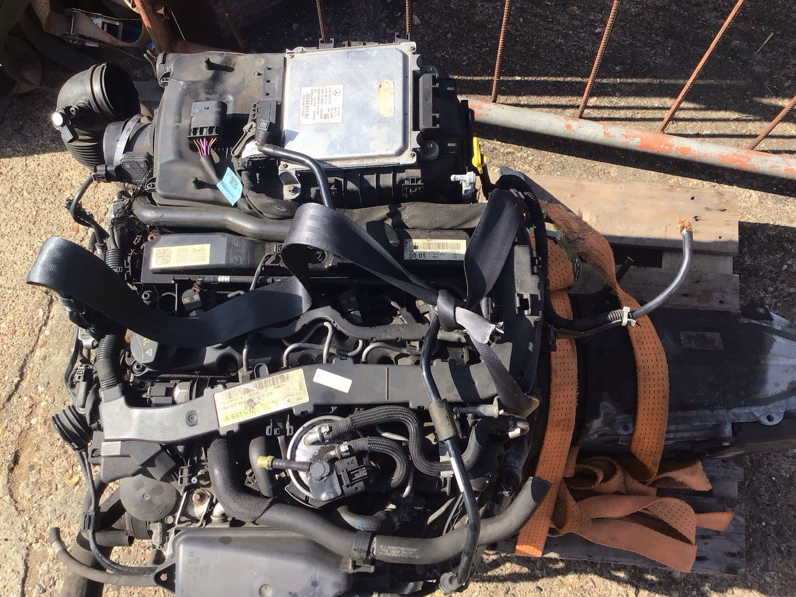 MERCEDES E CLASS W212 DIESEL ENGINE OM651.924 GEARBOX COMPLETE SPARES REPAIRES