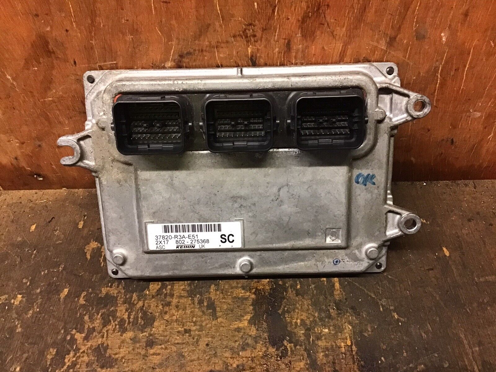 HONDA CIVIC MK9 1.8 PETROL ENGINE CONTROL UNIT ECU 37820-R3A-E51 2012-2017