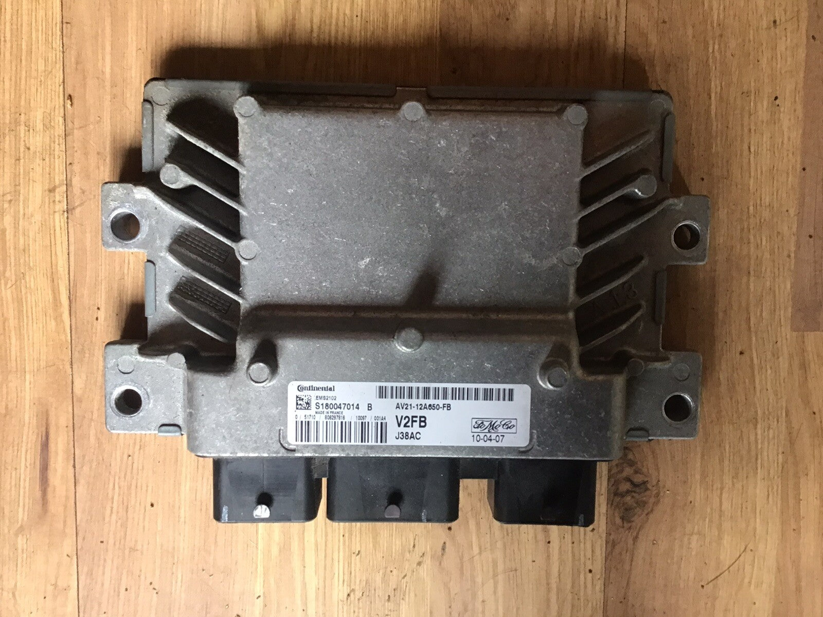 FORD FIESTA MK7 1.4 PETROL ENGINE CONTROL MODULE ECU AV21-12A650-FB 2008-2012