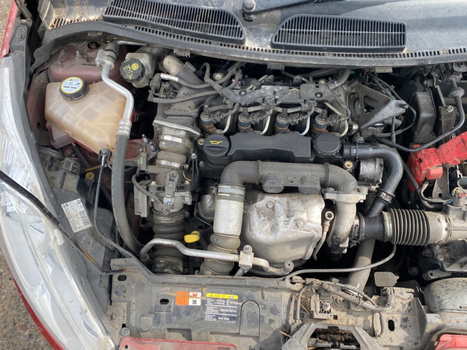 FORD FIESTA MK7 1.6 DIESEL ENGINE CODE HHJC 89000 MILES 2009-2012