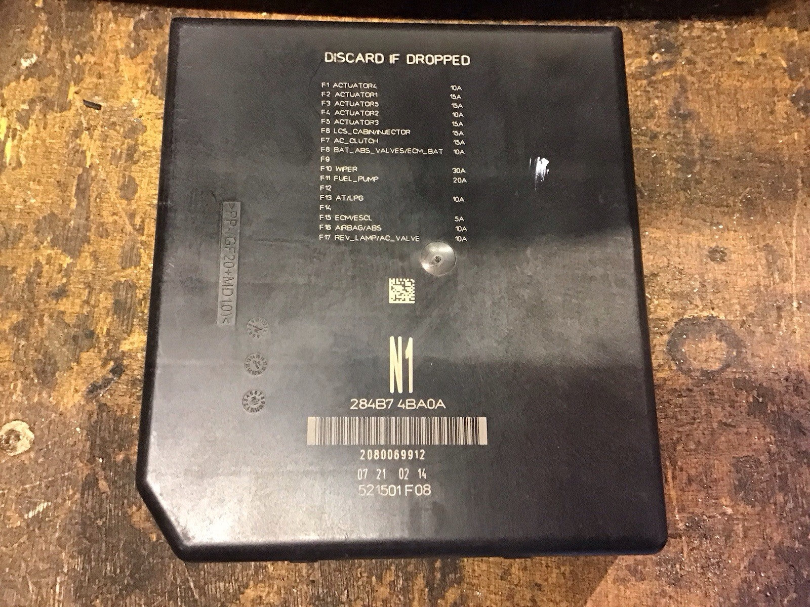 NISSAN QASHQAI J11E BCM BODY CONTROL MODULE 284B74BA0A 2013-2017