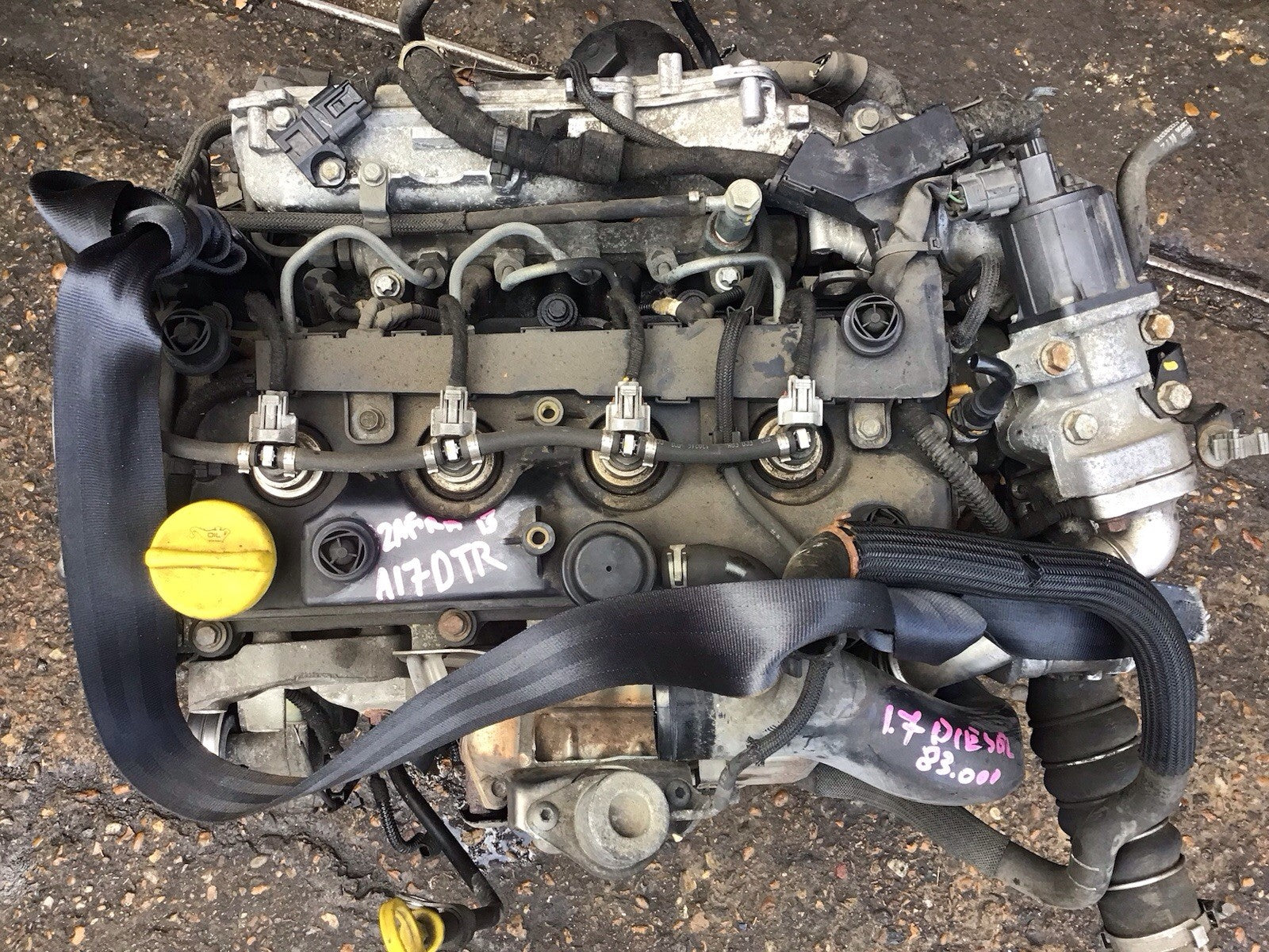 VAUXHALL ZAFIRA B 1.7 CDTI DIESEL ENGINE A17DTR 83000 MILES  2009-2015