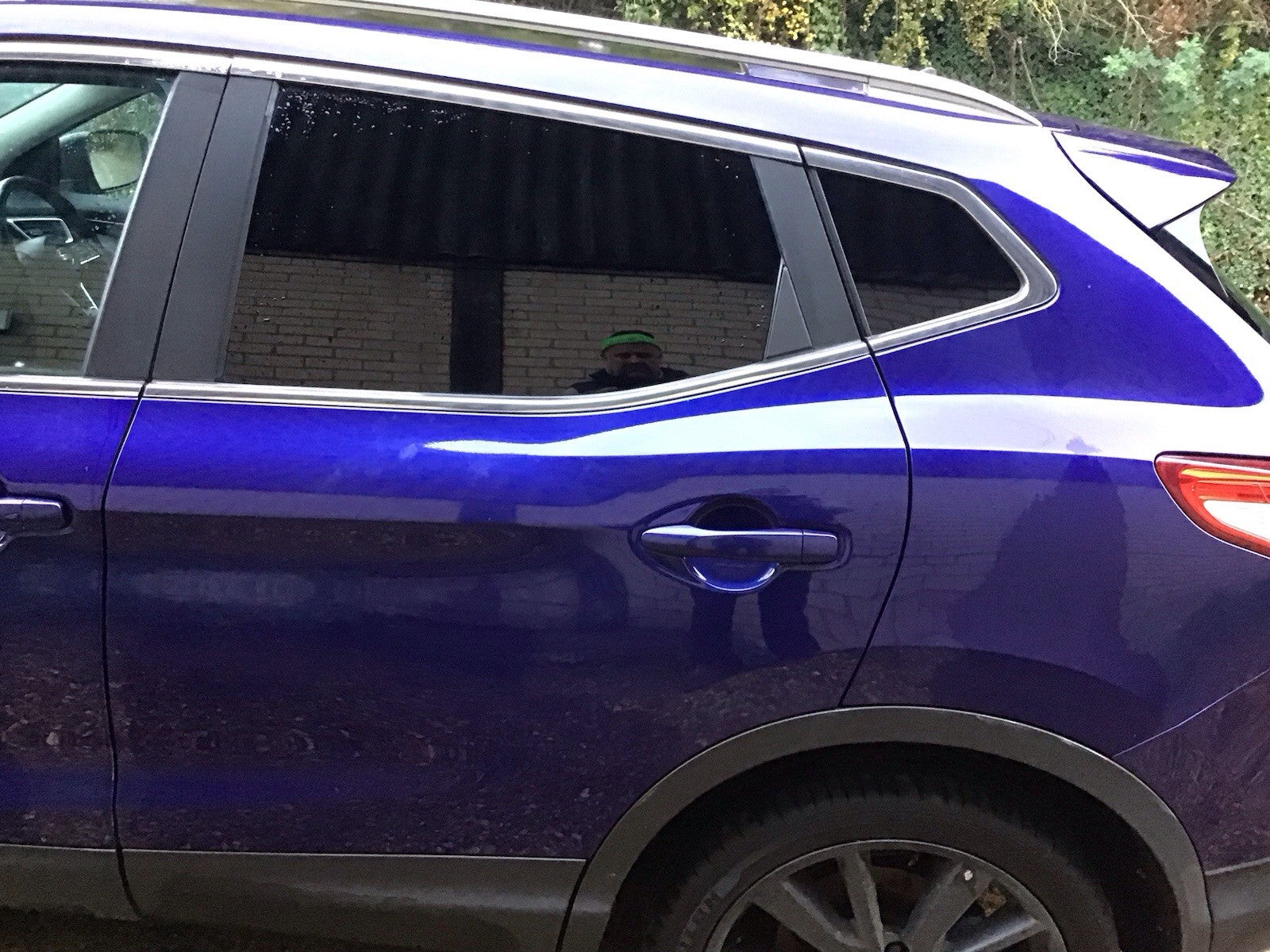 NISSAN QASHQAI J11 PASSENGER SIDE REAR DOOR INK BLUE METALLIC BRN 2014-2020