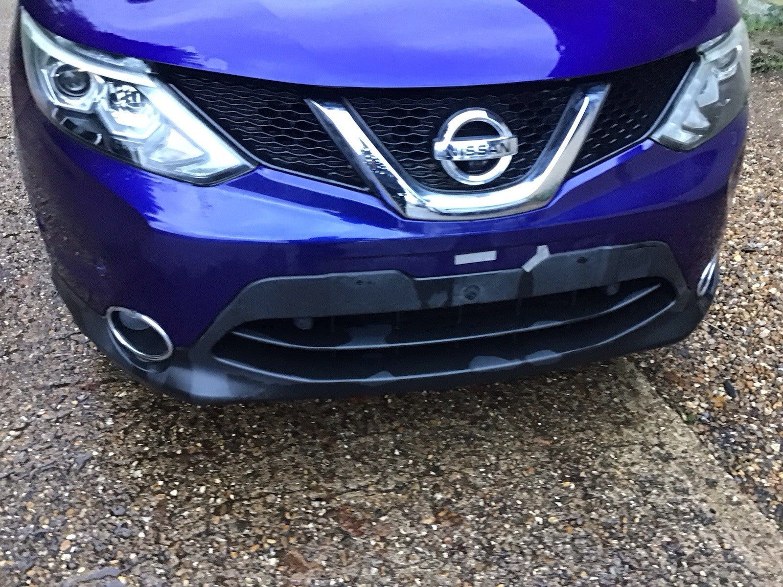 NISSAN QASHQAI J11E FRONT BUMPER INK BLUE METALLIC PAINT CODE RBN 2013-2017