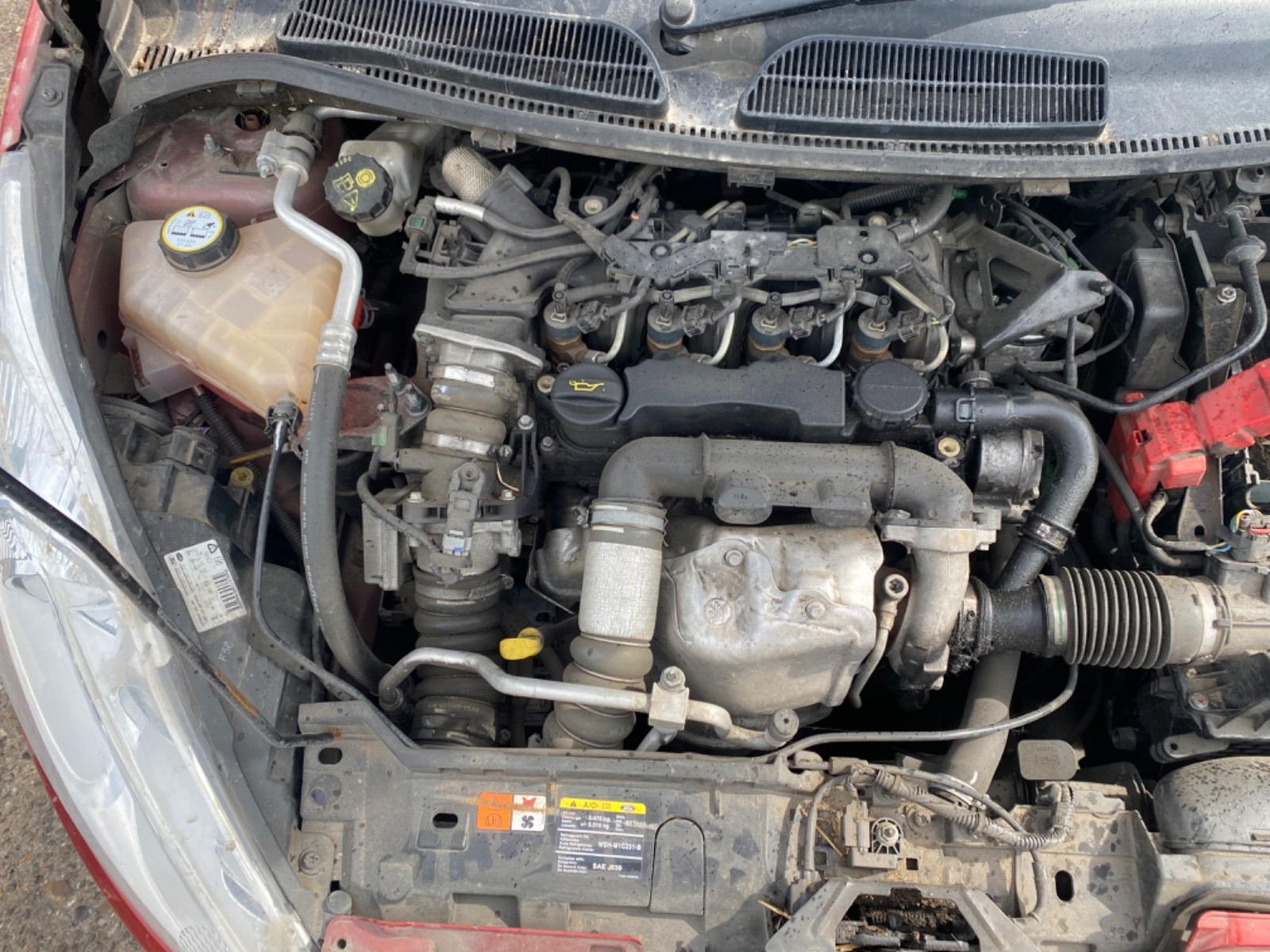 FORD FIESTA MK7 1.6 DIESEL ENGINE CODE HHJC 89000 MILES 2009-2012