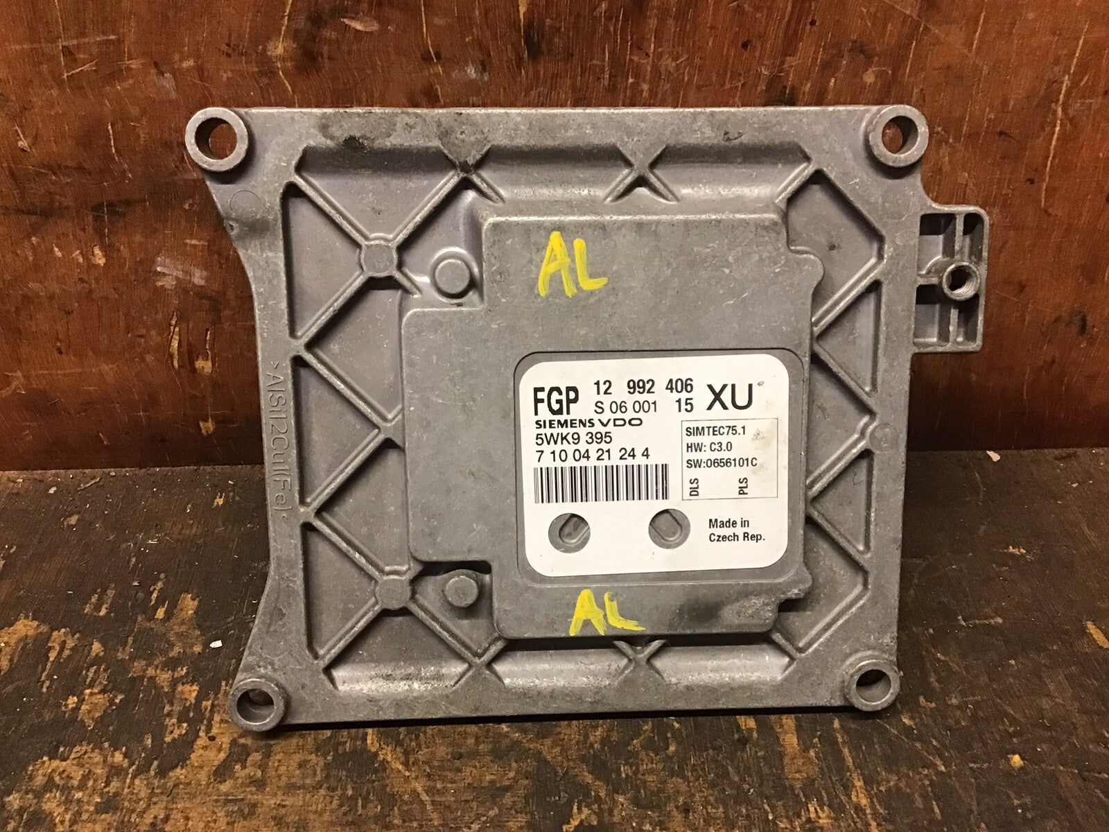 VAUXHALL ASTRA H 1.8 PETROL AUTOMATIC ECU 12992406 Z18XER 2005-2009