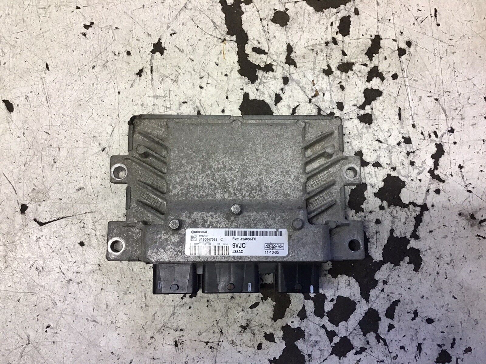 FORD FIESTA MK7 1.25 PETROL ENGINE ECU BV21-12A650-FC 9VJC 2008-2012