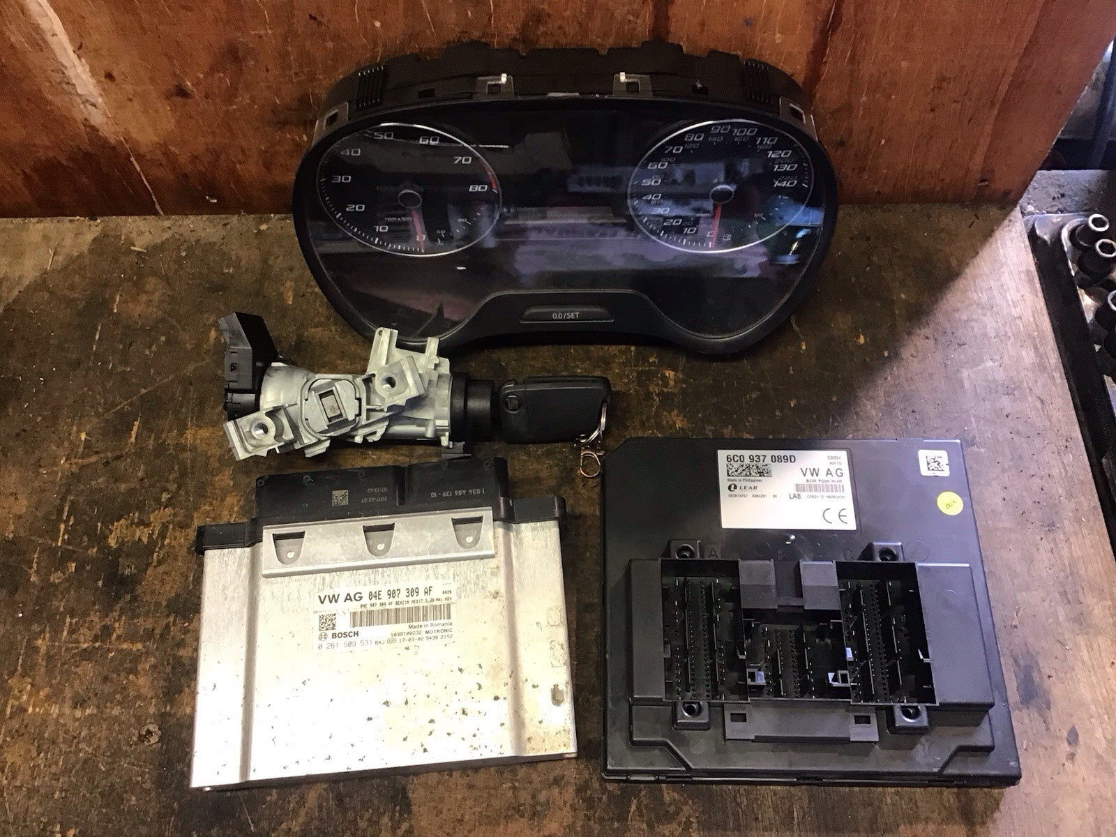 SEAT IBIZA 6J 1.2 TSI ECU KIT 04E907309AF 0261S09531 CJZC 2013-2017