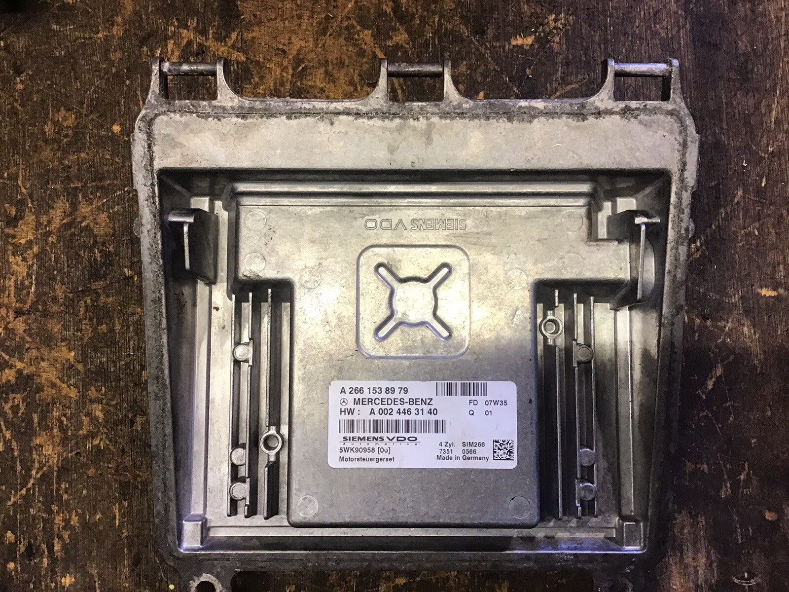 MERCEDES A CLASS W169 1.5 PETROL ENGINE CONTROL UNIT ECU A2661538979 2005-2012