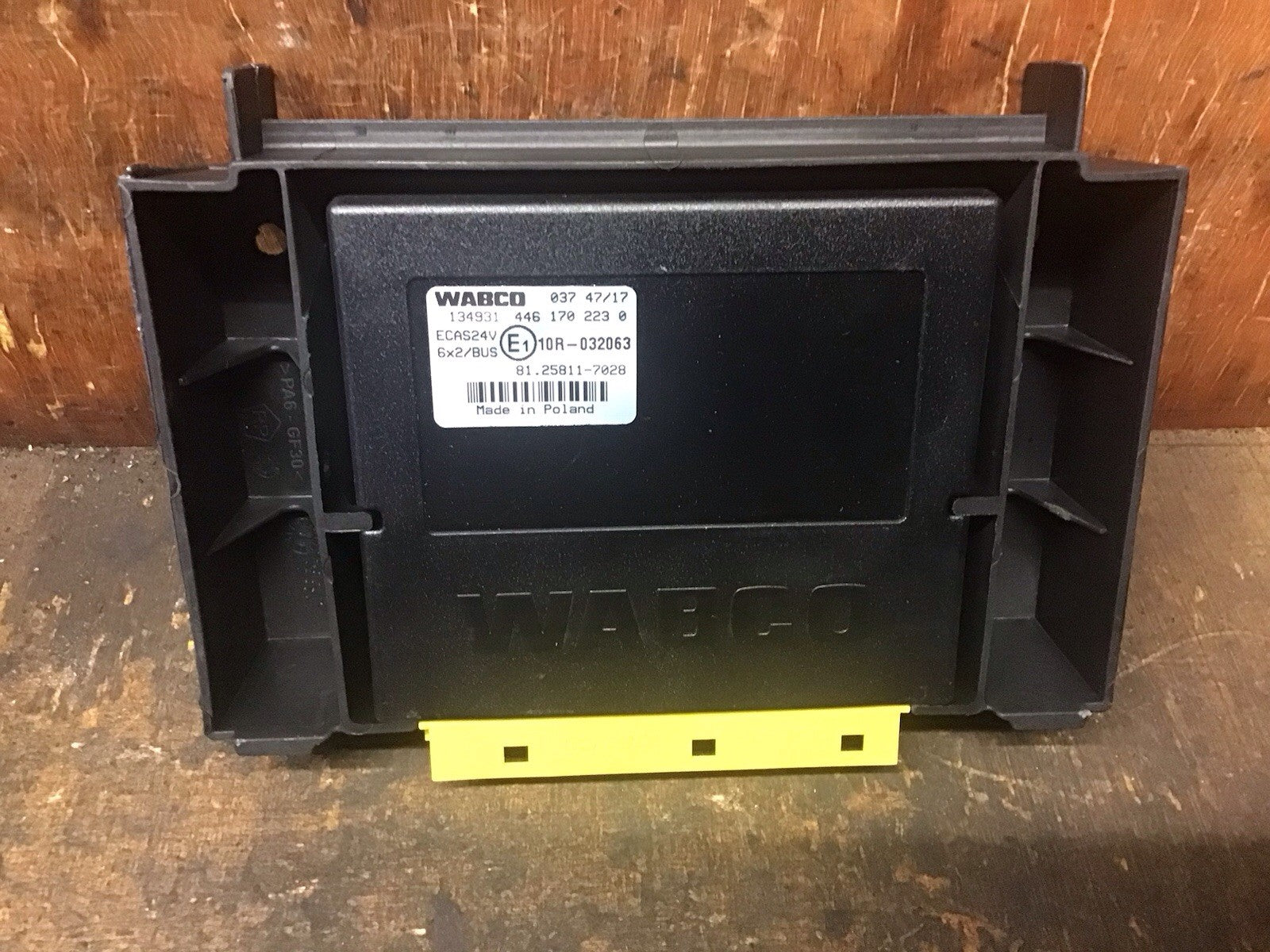 MAN TGX TGS ECAS CONTROL UNIT 81.25811-7028 WABCO 134931 EURO 6 2015-2020