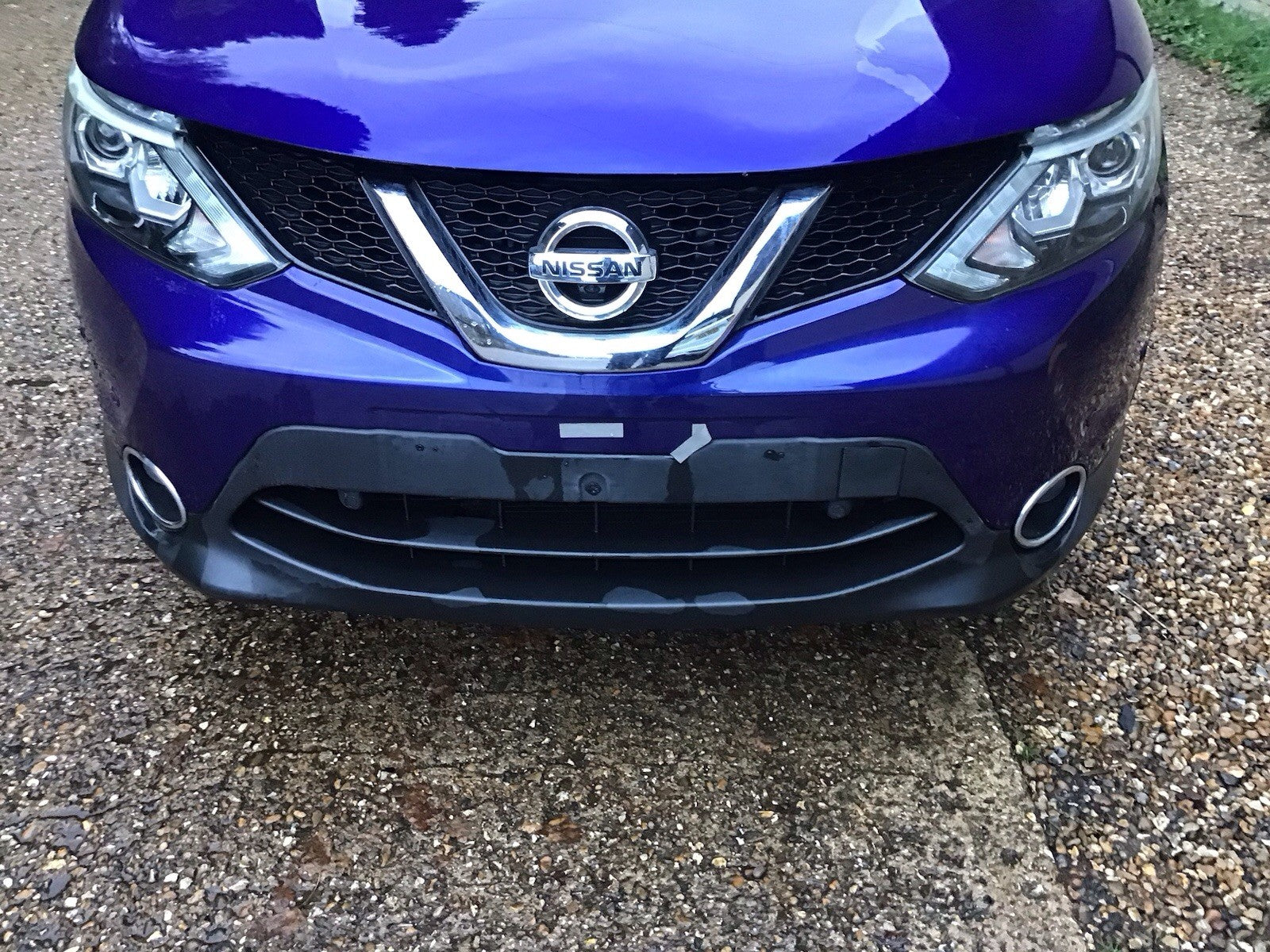 NISSAN QASHQAI J11E FRONT BUMPER INK BLUE METALLIC PAINT CODE RBN 2013-2017