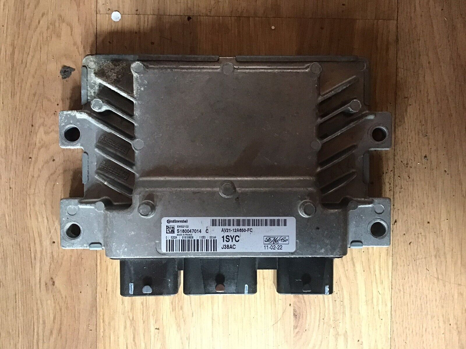 FORD FIESTA MK7 1.4 PETROL ENGINE CONTROL MODULE ECU AV21-12A650-FC 2008-2012