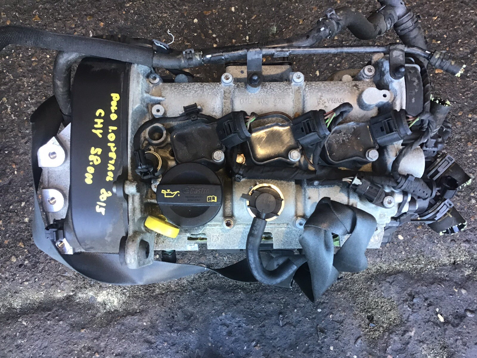 VOLKSWAGEN POLO 6R 1.0L BARE ENGINE CODE CHY 58000 MILES 2013-2017