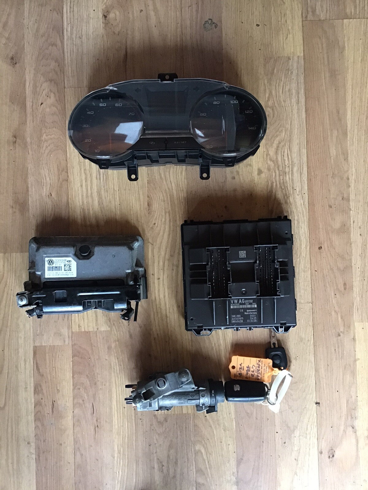 SEAT IBIZA MK4 6J 1.4 PETROL ECU KIT 03C906024BK 2008-2012