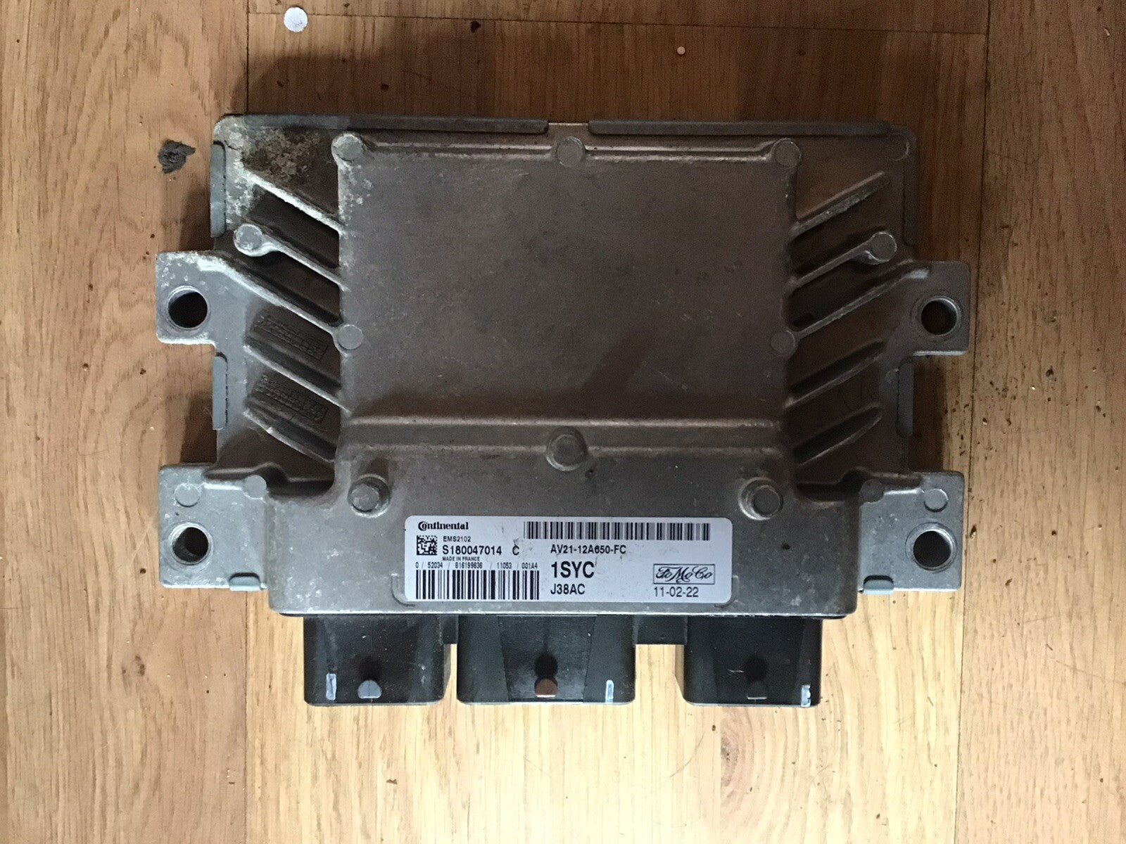 FORD FIESTA MK7 1.4 PETROL ENGINE CONTROL MODULE ECU AV21-12A650-FC 2008-2012