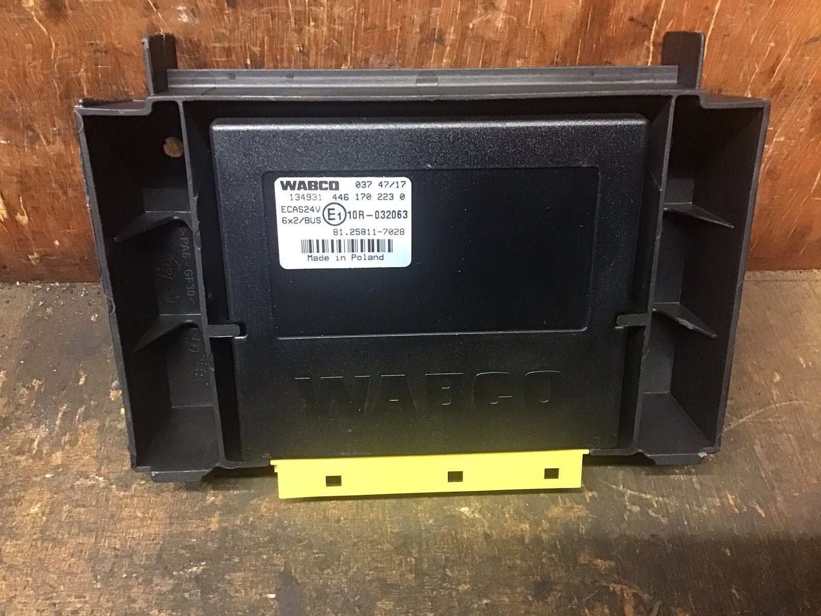 MAN TGX TGS ECAS CONTROL UNIT 81.25811-7028 WABCO 134931 EURO 6 2015-2020