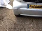 TOYOTA AYGO MK1 REAR BUMPER SATIN SILVER 1E7 2005-2012