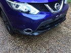 NISSAN QASHQAI J11E FRONT BUMPER INK BLUE METALLIC PAINT CODE RBN 2013-2017