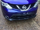NISSAN QASHQAI J11E FRONT BUMPER INK BLUE METALLIC PAINT CODE RBN 2013-2017