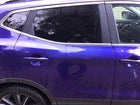NISSAN QASHQAI J11 DRIVER SIDE REAR DOOR INK BLUE METALLIC BRN 2014-2020