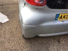 TOYOTA AYGO MK1 REAR BUMPER SATIN SILVER 1E7 2005-2012