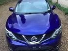 NISSAN QASHQAI J11E BONNET INK BLUE METALLIC PAINT CODE RBN 2013-2017