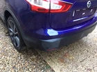 NISSAN QASHQAI J11E REAR BUMPER INK BLUE METALLIC PAINT CODE RBN 2013-2017