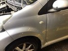 TOYOTA AYGO MK1 PASSENGER SIDE WING PANEL SATIN SILVER METALLIC 1E7 2005-2014