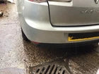 RENAULT LAGUNA MK3 REAR BUMPER SILVER METALLIC SALOON 4 DOOR 2007-2015