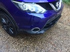 NISSAN QASHQAI J11E FRONT BUMPER INK BLUE METALLIC PAINT CODE RBN 2013-2017