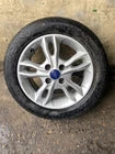 FORD FIESTA MK7 ALLOY WHEEL 15" TYRE 195X55X15 E1BJ-1007-AA 2013-2017