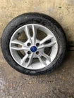 FORD FIESTA MK7 ALLOY WHEEL 15" TYRE 195X55X15 E1BJ-1007-AA 2013-2017