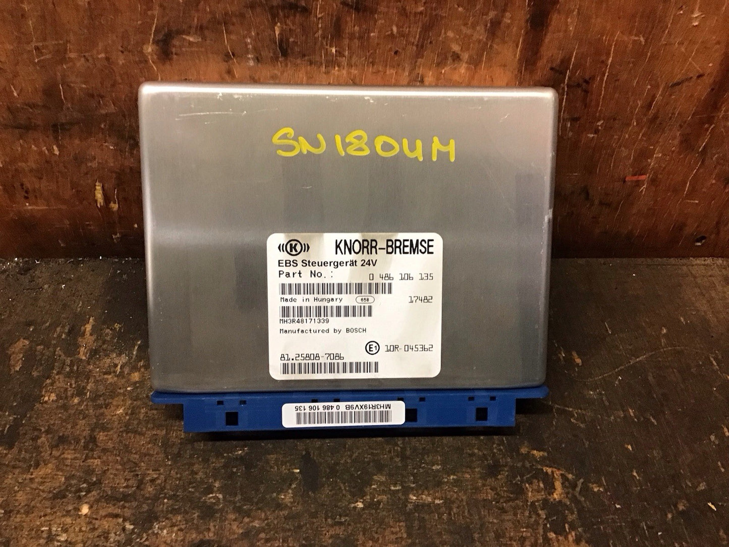 MAN TGX TGS EBS CONTROL UNIT 81.25808-7086 KNORR-BREMSE 0486106135 2015-2020