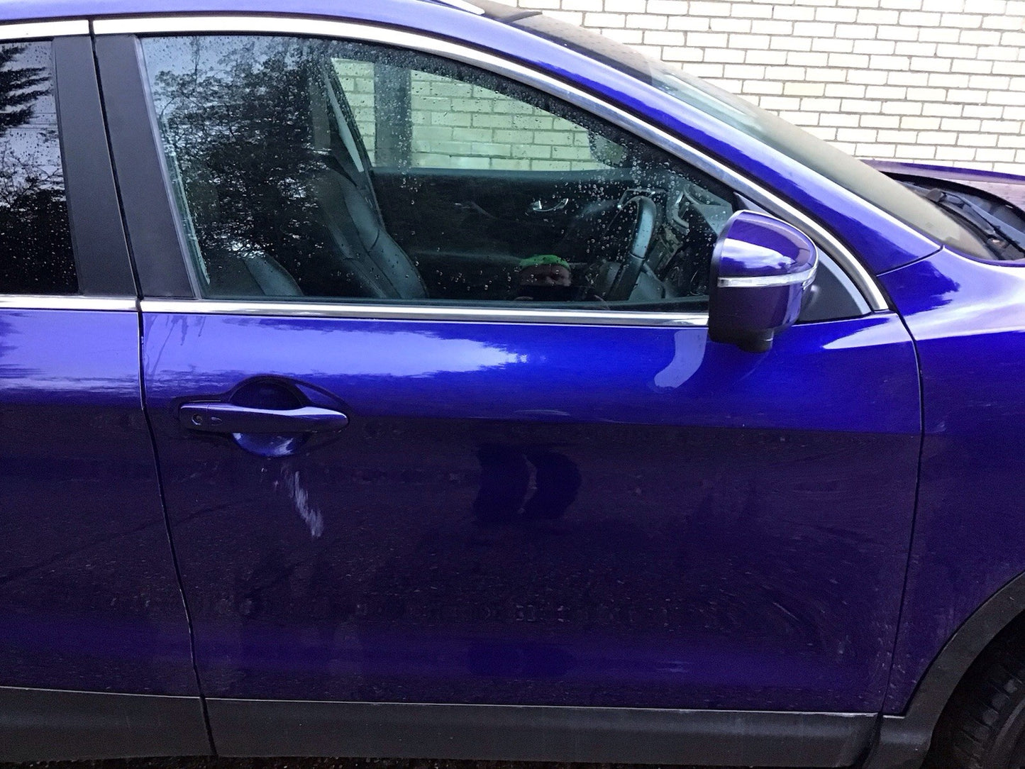 NISSAN QASHQAI J11 DRIVER SIDE FRONT DOOR INK BLUE METALLIC BRN 2014-2020