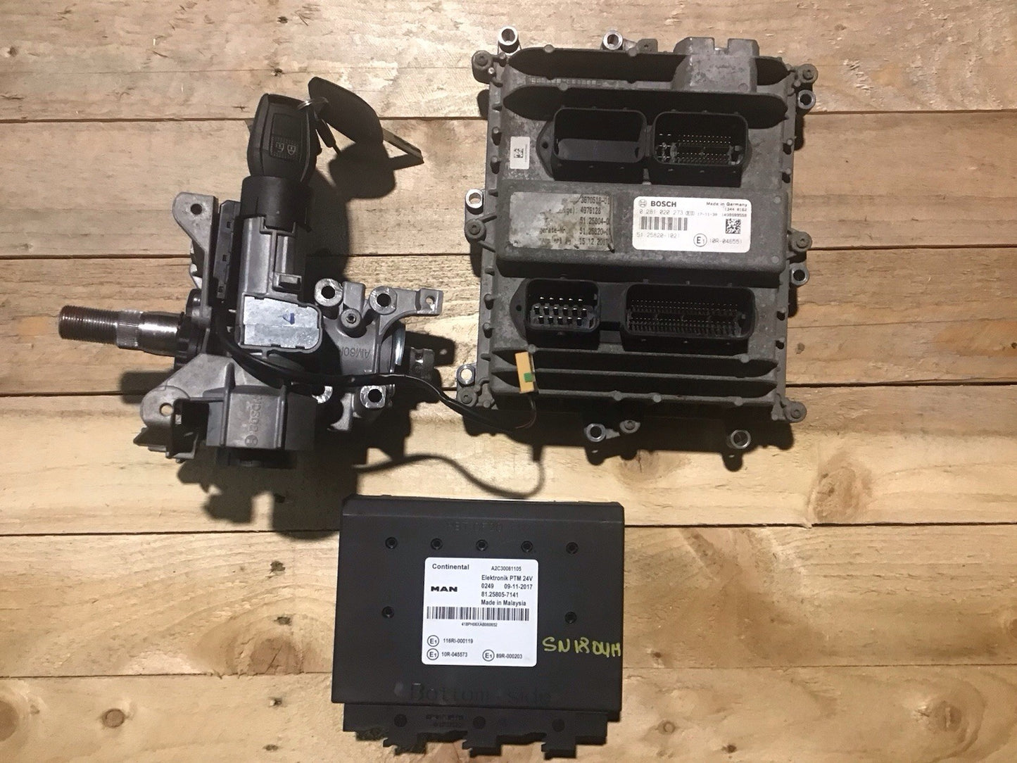 MAN TGX TGS 24.460 0281020273 ECU ENGINE CONTROL UNIT IGNITION SET 2015-2020