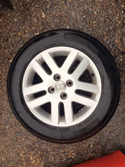 TOYOTA YARIS MK2 ALLOY WHEEL 15" PZ408-80675-ZC WITH TYRE 185X65X15 2006-2011