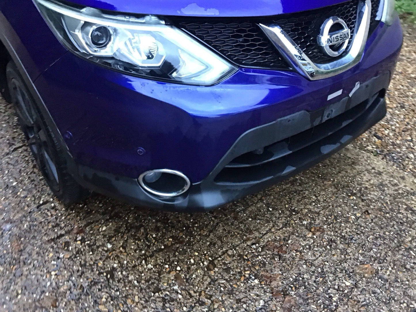 NISSAN QASHQAI J11E FRONT BUMPER INK BLUE METALLIC PAINT CODE RBN 2013-2017