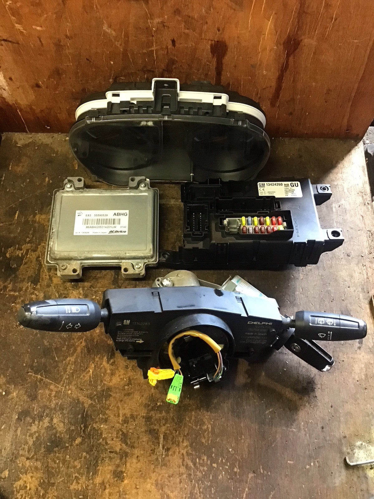 VAUXHALL CORSA D 1.2 PETROL ECU KIT 55590539  ABHG A12XER 2010-2014