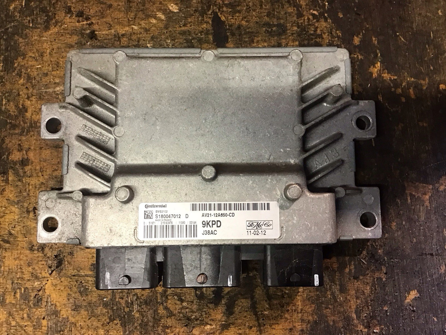 FORD FIESTA MK7 1.25 PETROL ENGINE CONTROL MODULE ECU AV21-12A650-CD 2008-2012